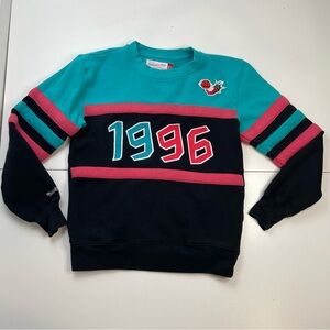1996 NBA All Star Basket Ball Color block Mitchell & Ness Sweatshirt Men Size M